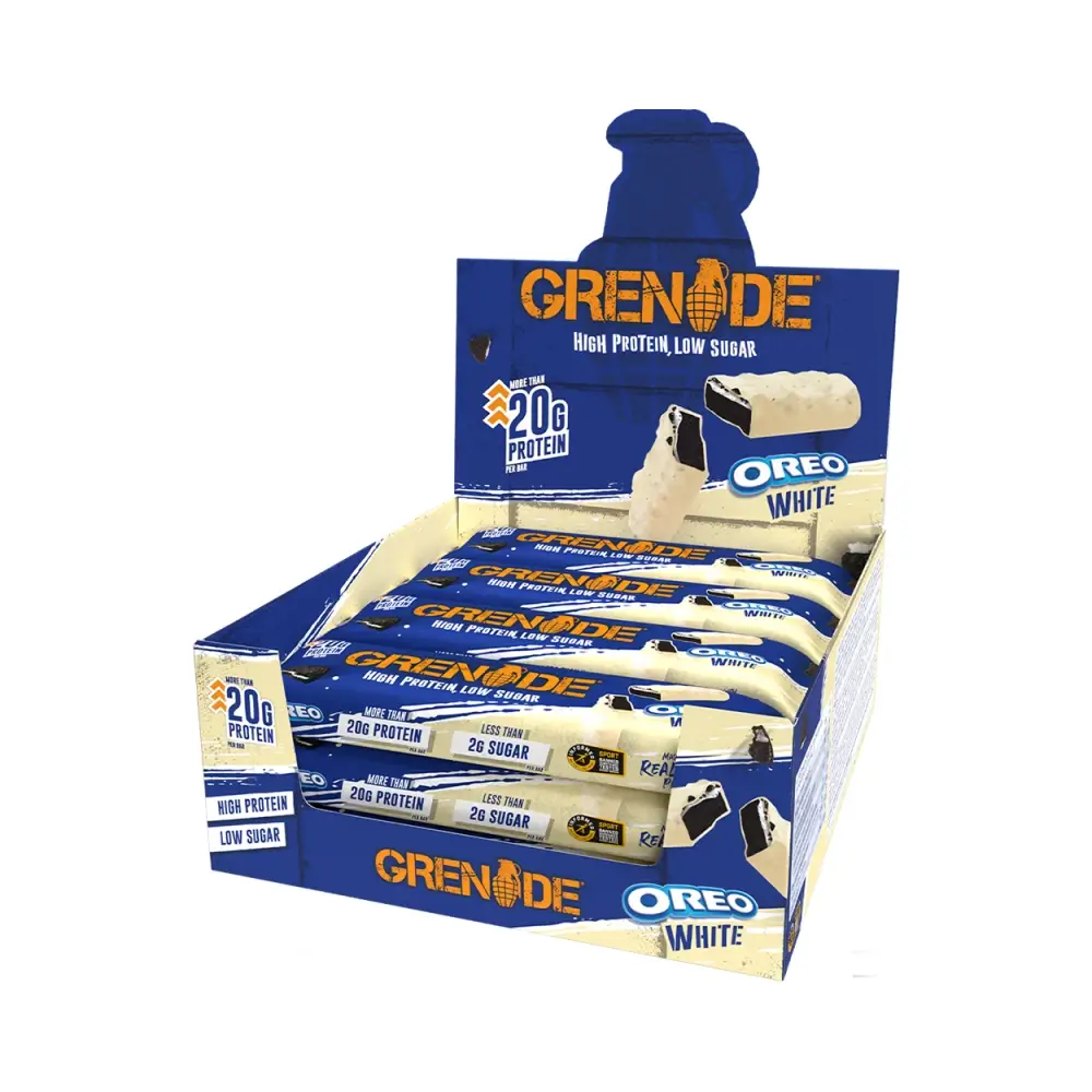 Oreo White Grenade Barre Protein 60 g