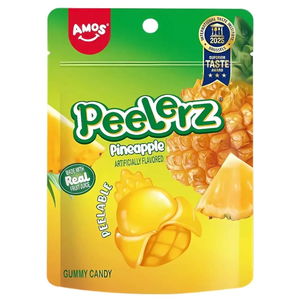 Amos Peelerz Gummy Pineapple Candy 65 g