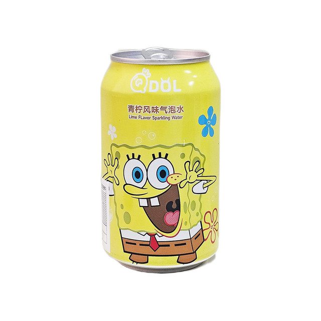 QDOL Spongebob Squarepants Lime Flavor Soda 330 ml