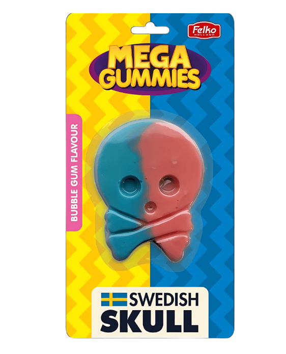 Mega Gummies Swedish Skull 120 g