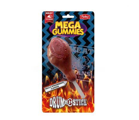 Mega Gummies Drum-on-a-Stick 120 gr