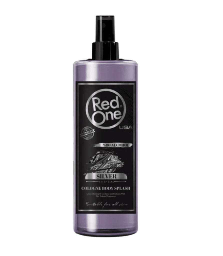 Red One Cologne Body Splash Silver 400 ml