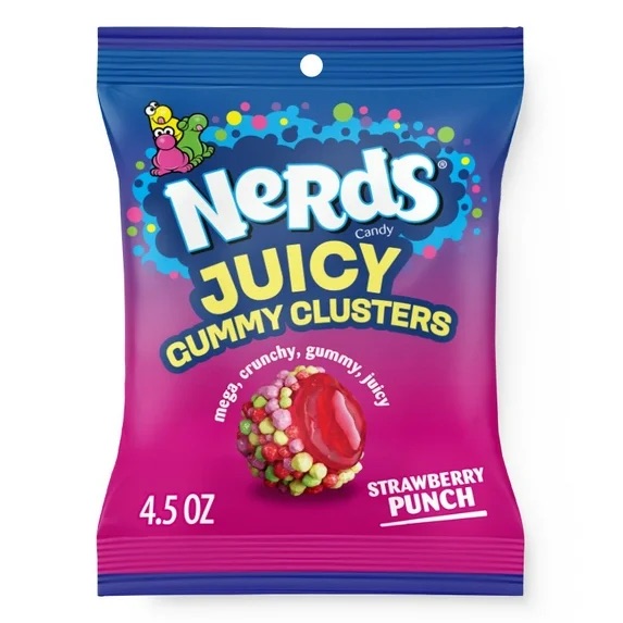Nerds Peg Bag Juicy Clusters 127 g