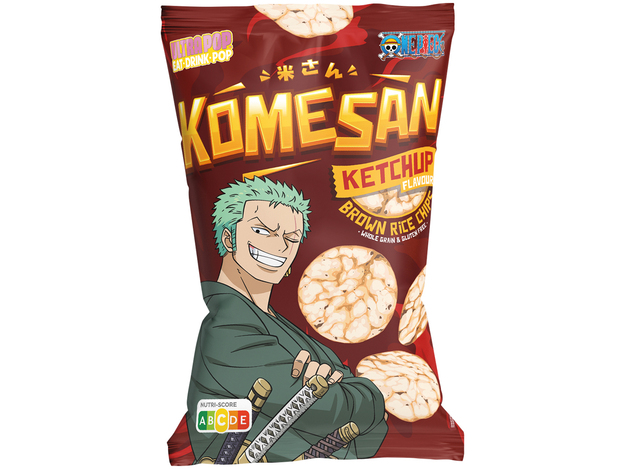 Ultra Pop Chips Riz Ketchup Komesan 60 g