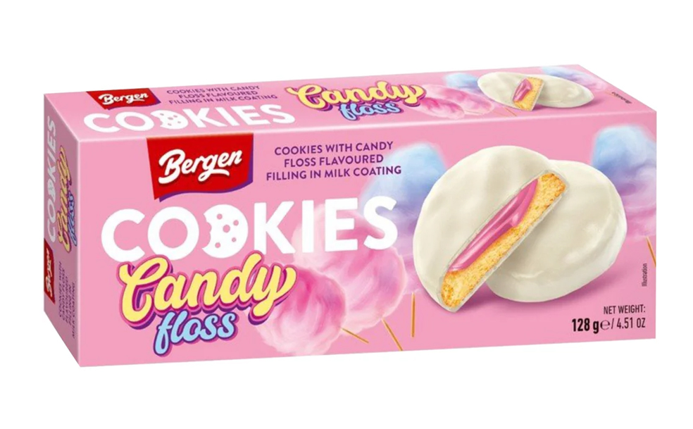 Bergen Candy Floss Cookies 128g