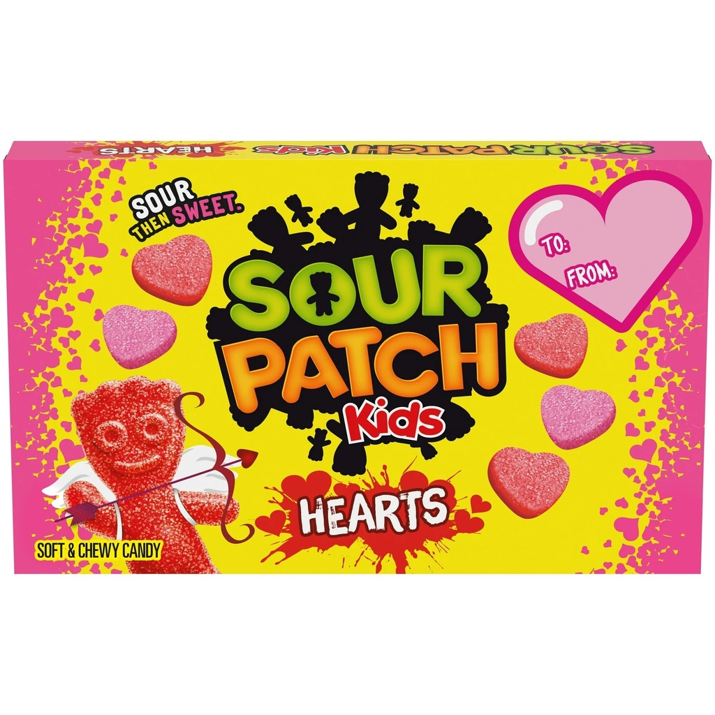 Sour Patch Kids Valentines Day Candy Hearts 87 g
