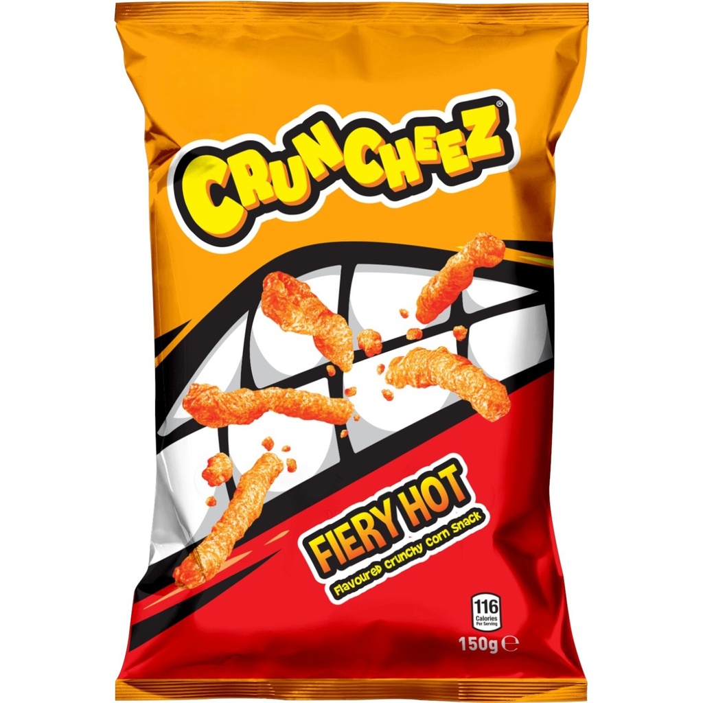 Cruncheez Fiery Hot 150 g