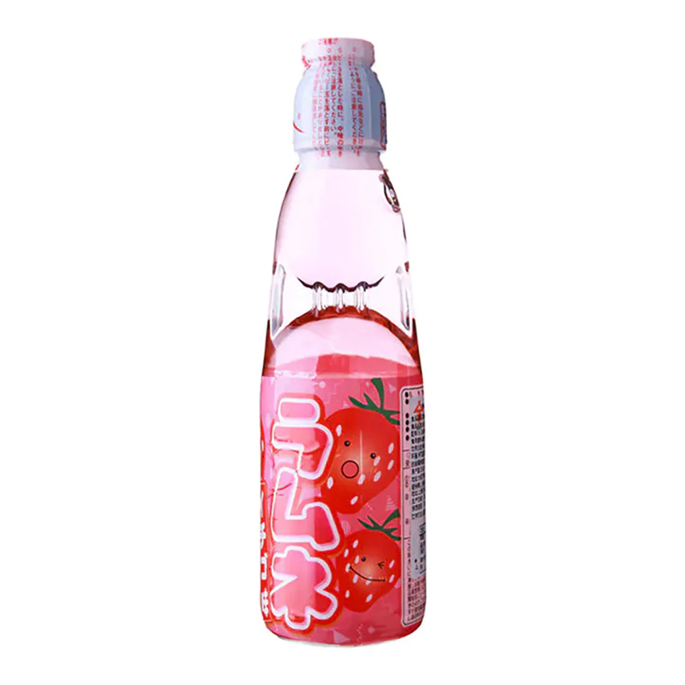 Hatakosen Ramune Strawberry 200 ML