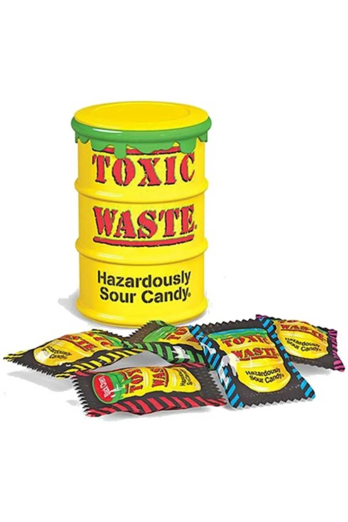 Toxic Waste Yellow Sour Candy Drum 42 g