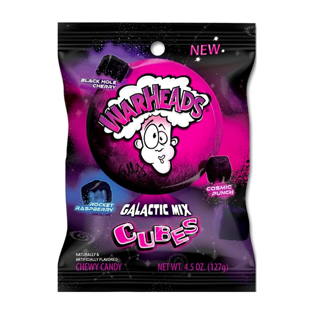 Warheads Bag Galactic Cubes Berry 99 g