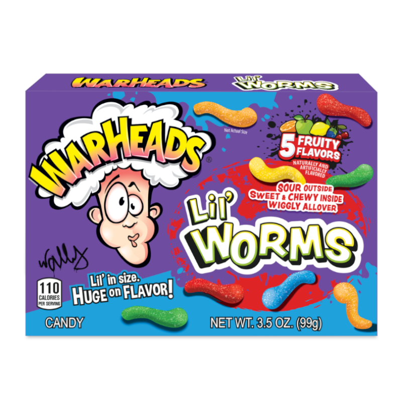 Warheads Lil' Worms (Theaterbox) 99 Gr