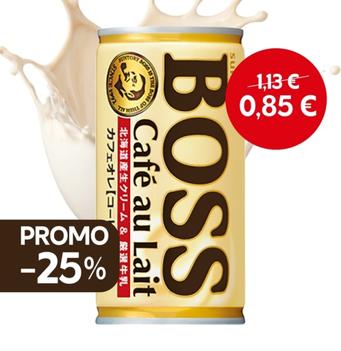 [2062] Suntory Boss Milk Coffee 185 ml