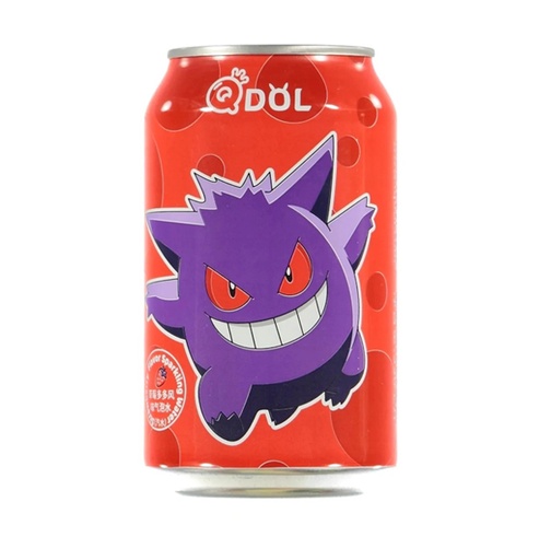 [503796] QDOL Pokemon Evoli Strawberry Flavoured Sparkling Water 330ml