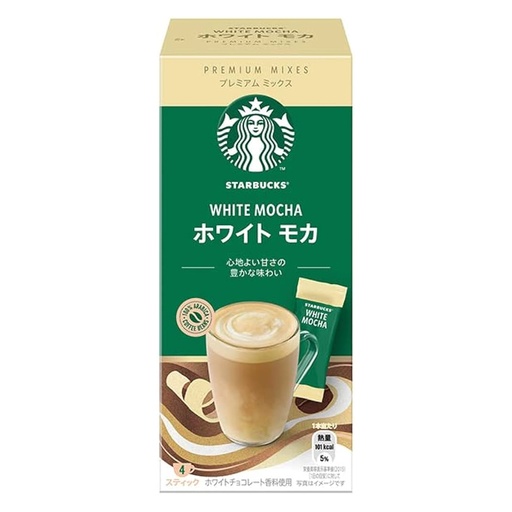 [3004] Starbucks Premium Mix White Mocha 4 Sticks 88g