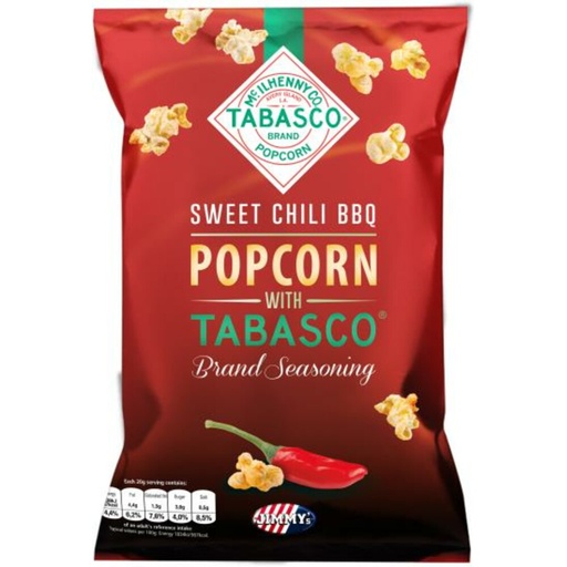 [SS000153] Jimmy's Tabasco Popcorn Sweet Chili BBQ 90 g