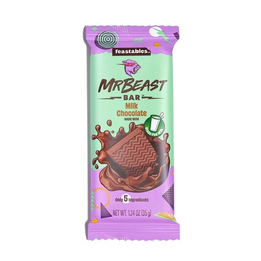 [SS000225] Mr Beast Feastables Milk Chocolate Bar 35 g