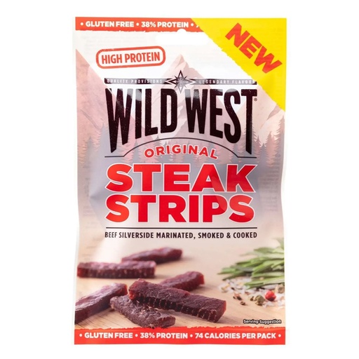 [SS000532] Wild West Original Steak Strips 25 g