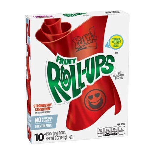 [SS000562] Fruit Roll-Ups Strawberry Sensation 141 g