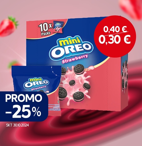 [SS000566] Oreo Mini Strawberry 20,4 g