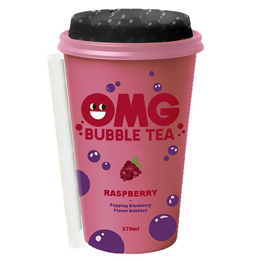 [SS000967] OMG Bubble Tea Framboise / Myrtille 270 ml