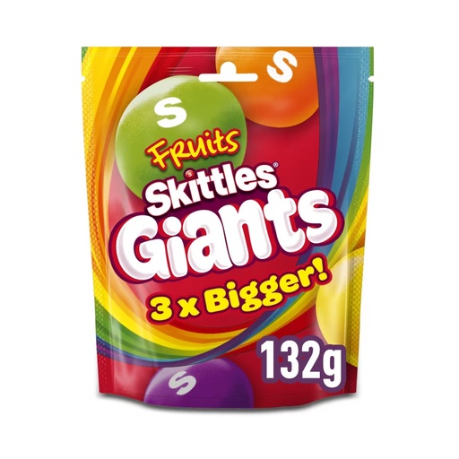 [SS000972] Skittles Fruit Giants 132g