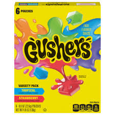 [SS000978] Betty Crocker Fruit Gushers Strawberry Tropical Variety Pack 136 g