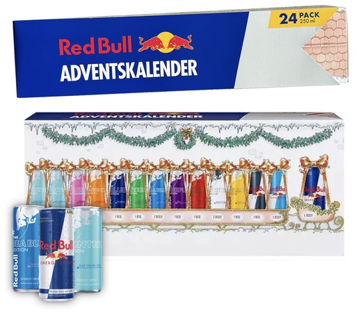 [SS001054] Red Bull Calendrier 24 x 250 ml Pack