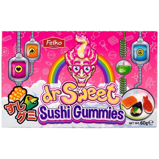 [SS001073] Dr. Sweet Sushi Gummies 60 g