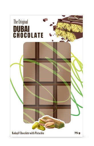 [SS001198] The Original Dubai Chocolate Kadayif and Pistachio 75 g 