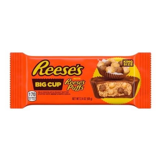 [SS001208] Reese's Big Cup With Reese's Puffs King Size 68 g