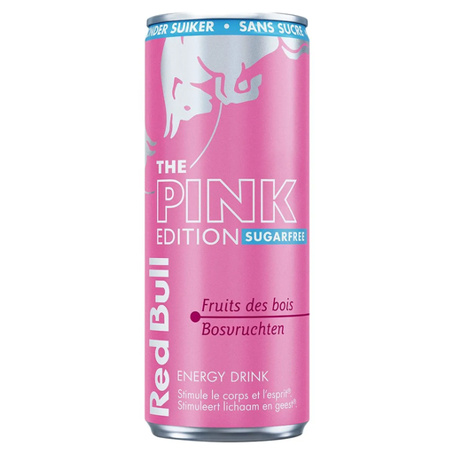 [SS001270] Red Bull Pink Edition Fruits des Bois Sugarfree 250 ml