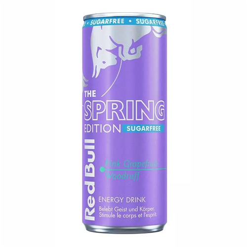 [SS001301] Red Bull Woodruff Pink Grapefruit Sugarfree 250 ml