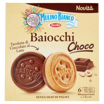 [SS001317] Mulino Bianco Baiocchi Choco 6x144 g Pack