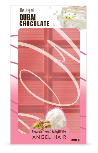 [SS001344] The Original Dubai Chocolate Angel Hair Pistachio Cream and Kadayif 200 g