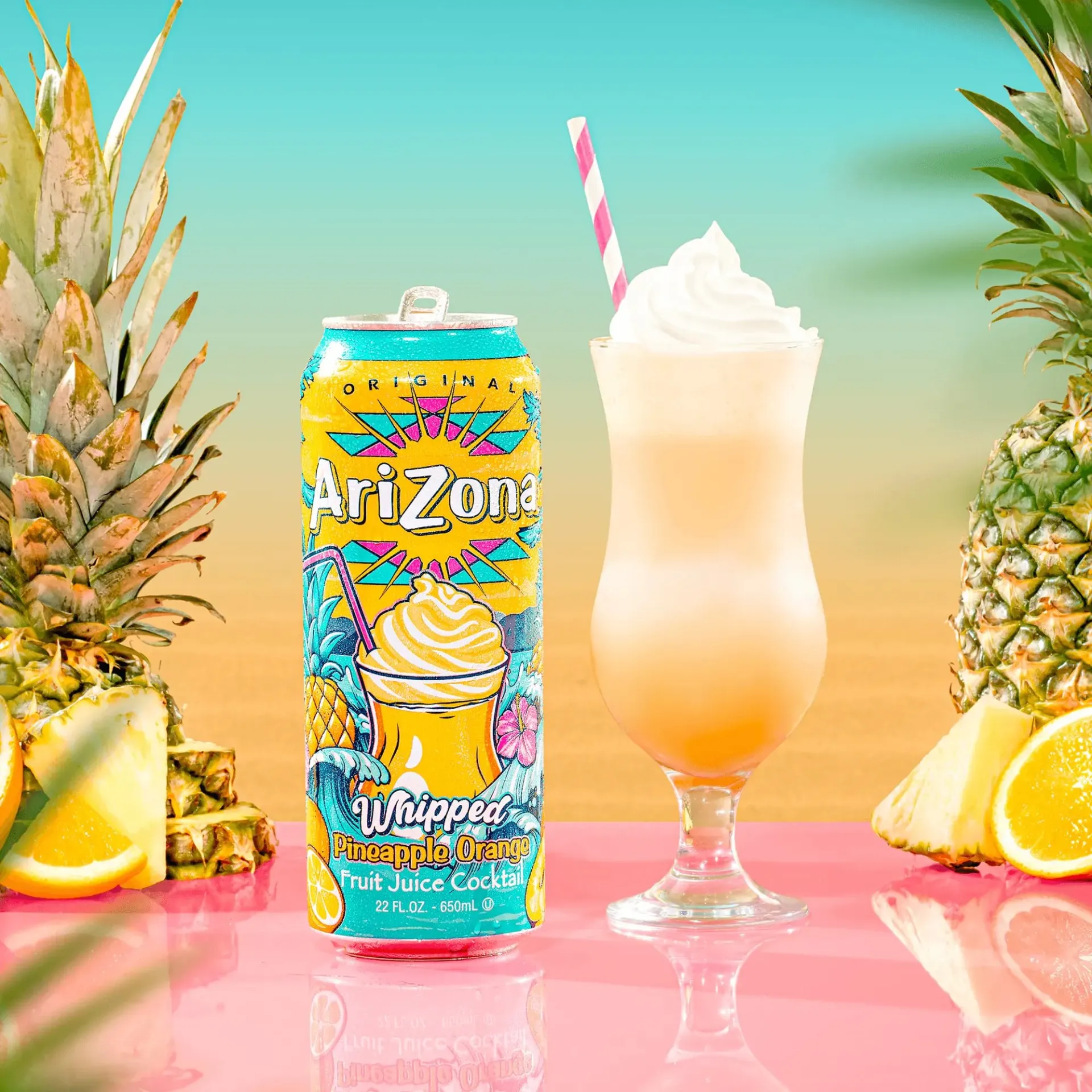 Arizona whipped pineapple orange 650 ml