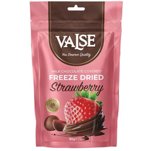 [SS001443] Valse Freeze Dried Strawberry & Milk Chocolate 80g