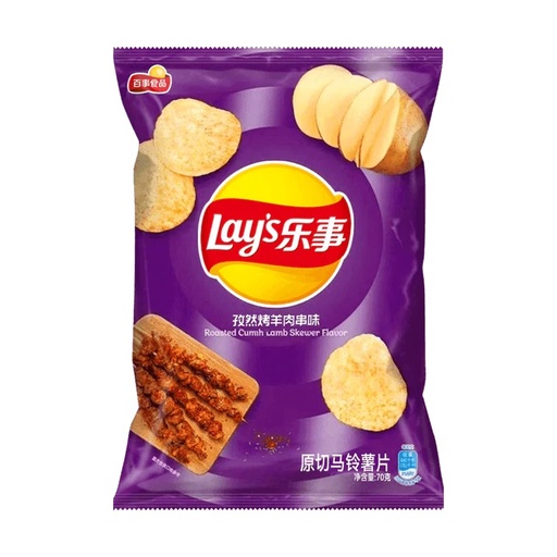 [SS001449] Lay's Roasted Cumin Lamb Skewer Flavor 70 g