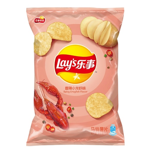 [SS001450] Lay's Spicy Crayfish Flavor 70 g