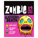 Zombie Blackberry Death Fruit Leather Bars 4 x 25 g