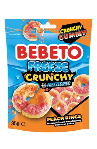 [SS001487] Bebeto Peach Freeze Crunchy 35 g