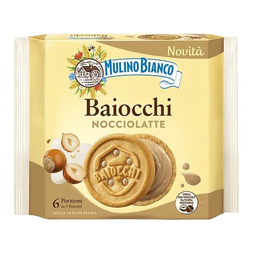 [SS001607] Mulino Bianco Baiocchi Nocciolatte 168 g