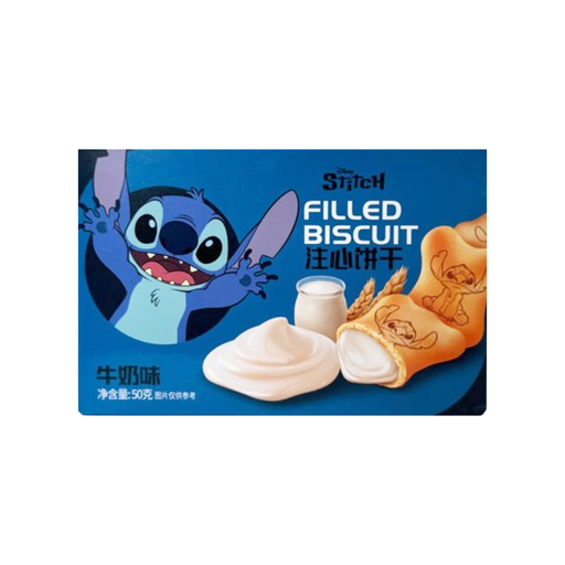 [SS001653] Disney Stitch Filled Biscuit Milk Flavor 50 g