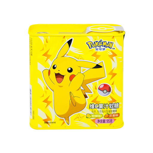 [SS001658] Pokemon Vitamin C Fruit Juice Gummies Lemon & Mango flavor 95 g