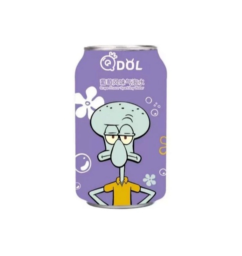 [SS001659] QDOL Spongebob Squarepants Grape Flavor Soda 330 ml