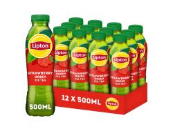 [SS001684] Lipton Green Strawberry 500 ml