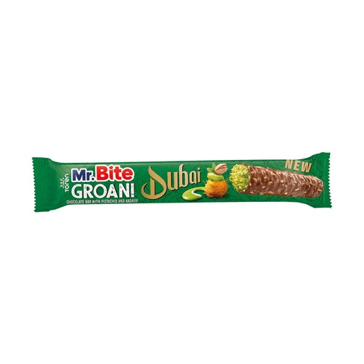 [SS001685] Mr. Bite groan! Chocolate bar with pistachio and kadayif 35 g