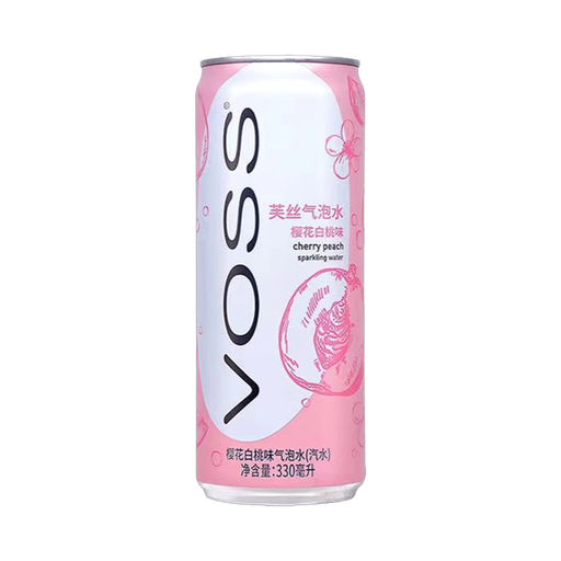 [SS001765] Voss Sakura Cherry Peach Sparkling Water 330 ml