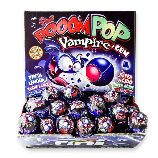 [SS001782] Fini Vampire Bubblegum Lollipop 16 g