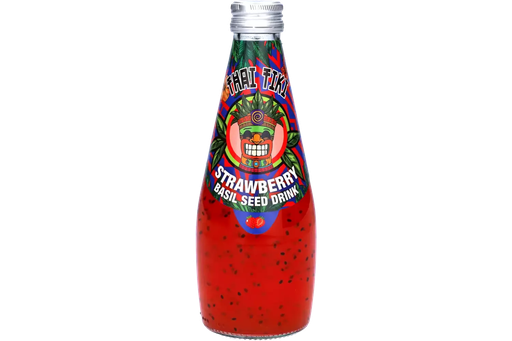 [SS001816] Thai Tiki Basil Seed Drink Strawberry 290 ml