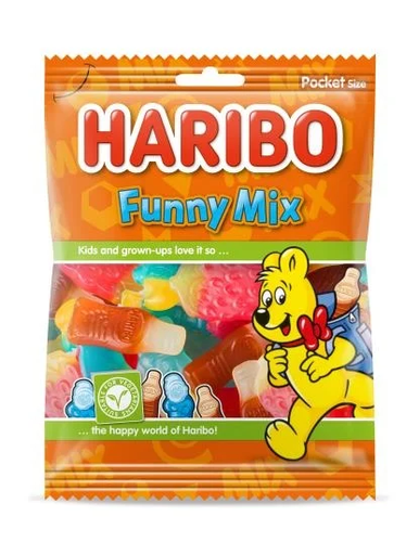 [SS001843] Haribo Funny Mix 28 x 75 gr